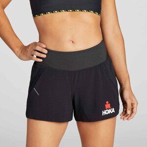 HOKA Black Glide 4” Running Shorts – Ironman Logo – Wmns Small